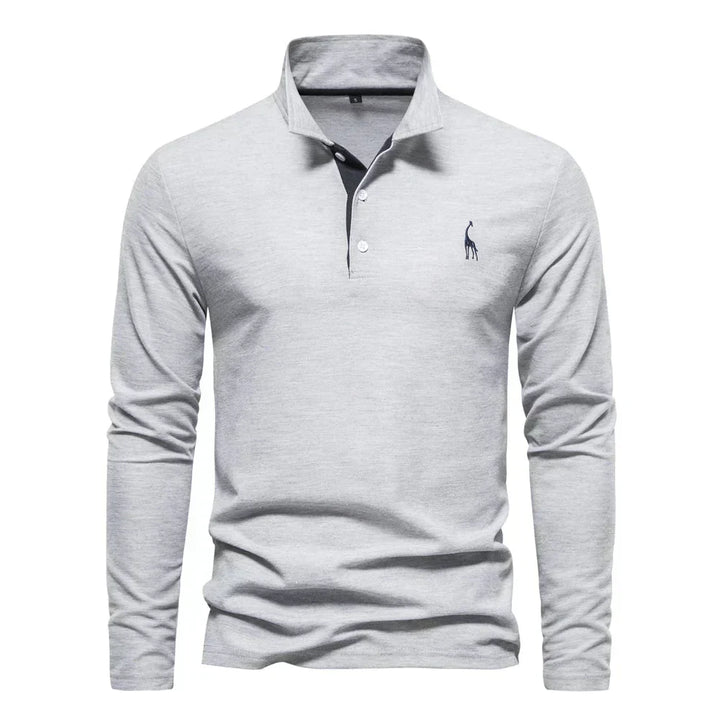 Ronny - Long Sleeve Polo for Men