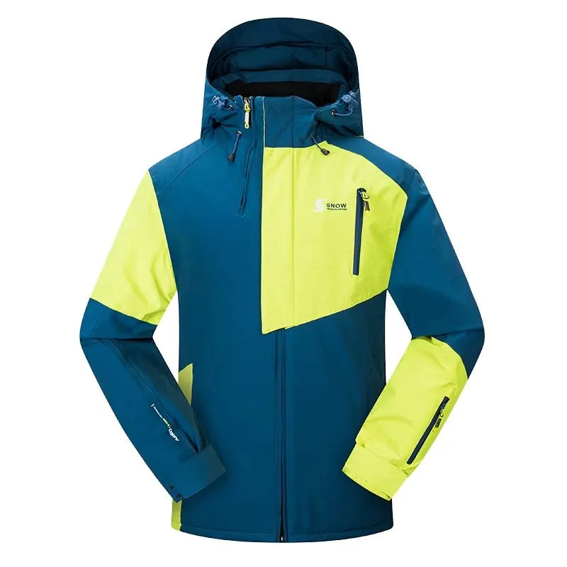 High-Performance Winter Ski Jacket for Men – Waterproof and Windproof Snowboarding Coat