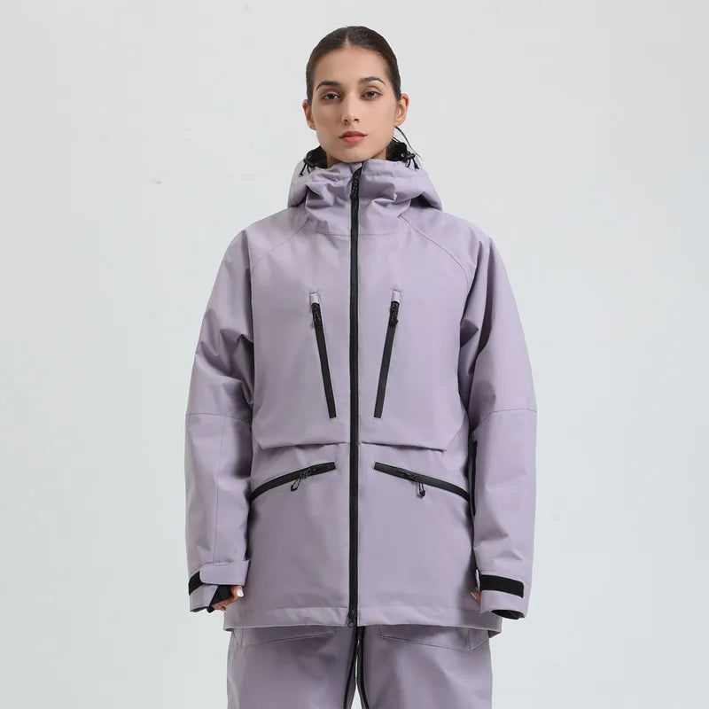 Unisex Winter Snowboard Jacket – Breathable and Water-Repellent