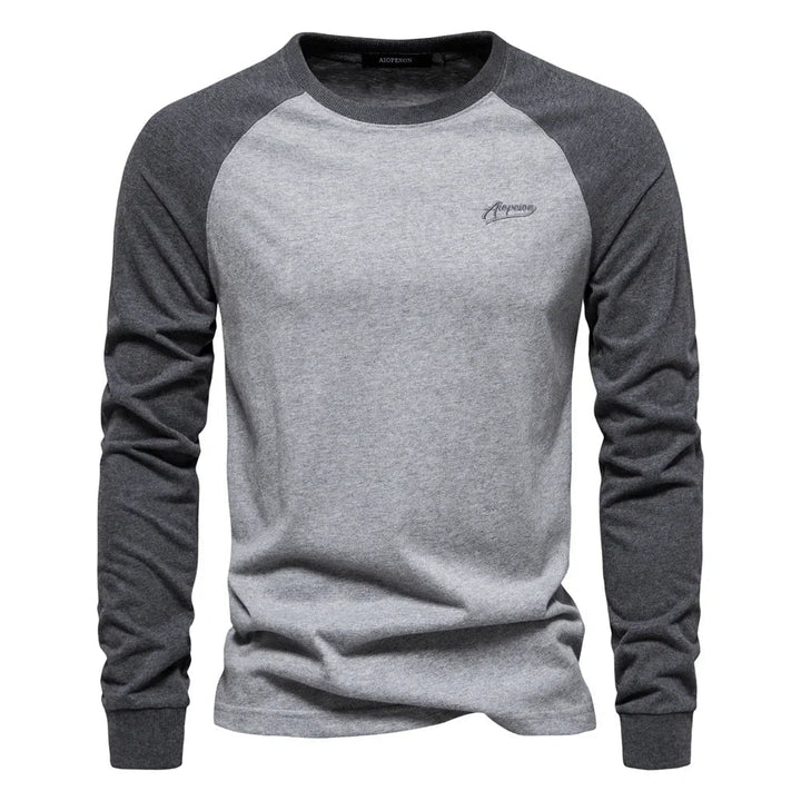 LAURENT MONACO | CLASSIC RAGLAN LONG SLEEVE T-SHIRT FOR MEN