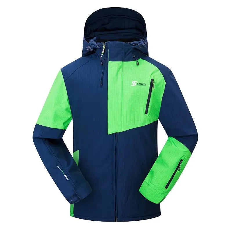 High-Performance Winter Ski Jacket for Men – Waterproof and Windproof Snowboarding Coat