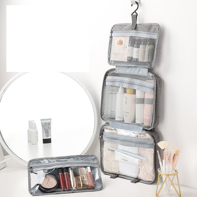 TravelTidy – Compact Cosmetics Organiser with 4 Compartments