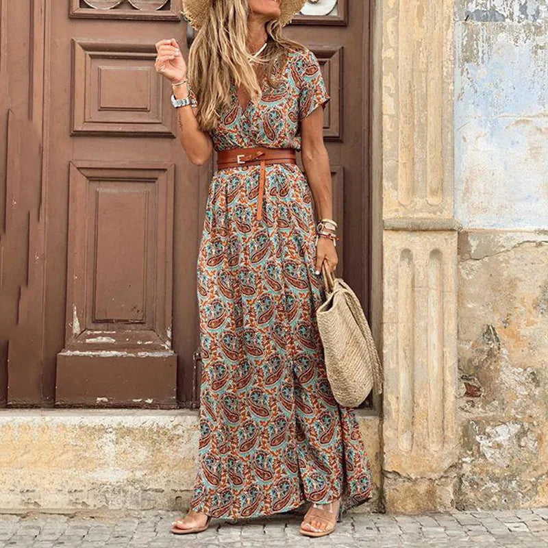 PRINTED DRESS FOR WOMEN