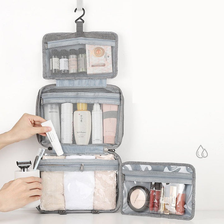 TravelTidy – Compact Cosmetics Organiser with 4 Compartments