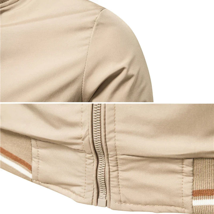 LAURENT MONACO | MEN'S JACKET WITH CONTRASTING ZIPPER
