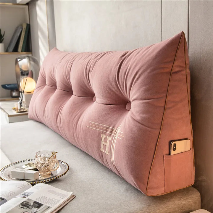 Large Cotton Cushion Soft and Comfortable Perfect for Bed and Couch Luxurious Appearance, view 7 - Elena Harper