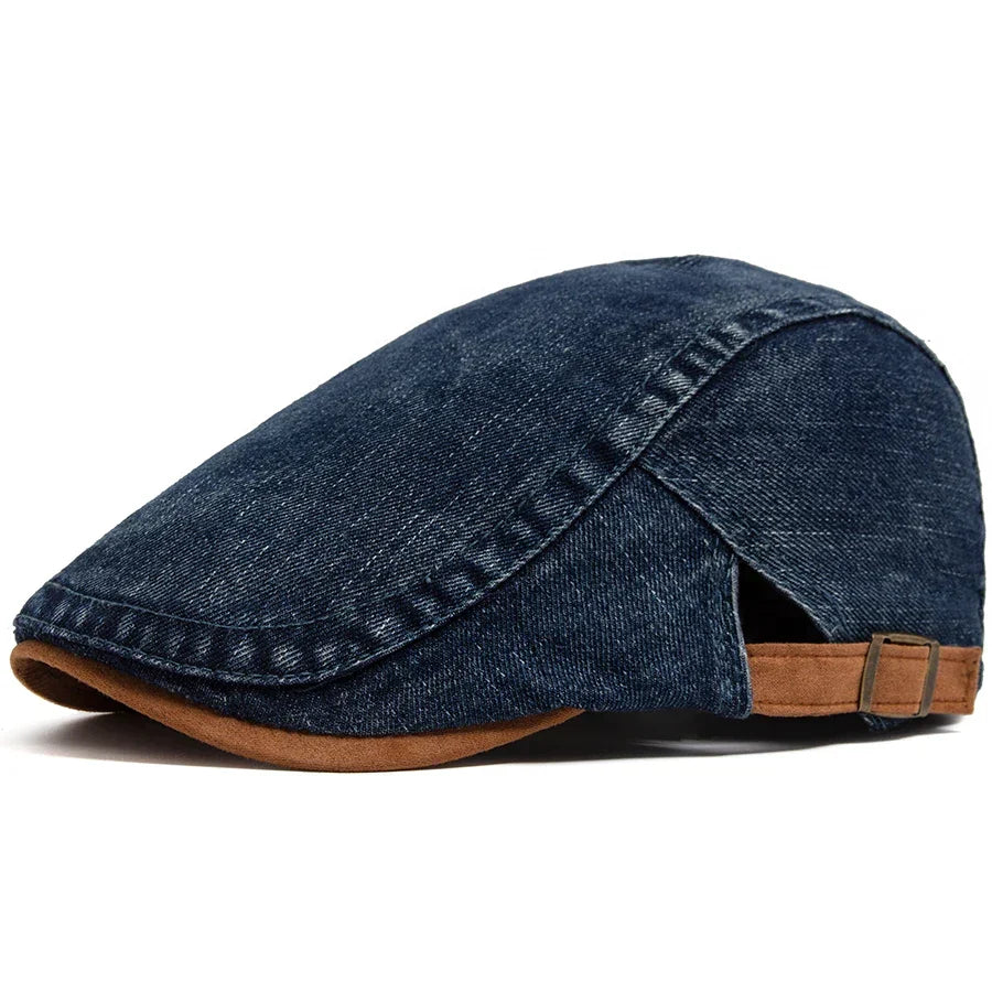 Denim Cap for Men - Elena Harper