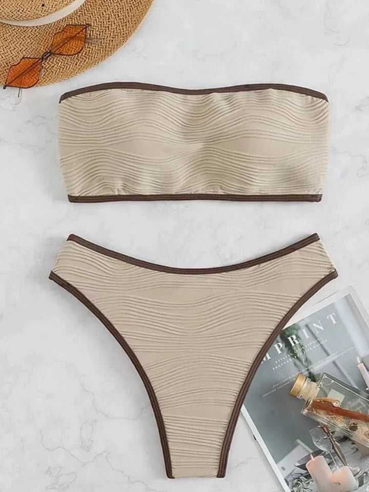 Beautifully Finished Bathing Suit in a Timeless Design, view 2 - Elena Harper