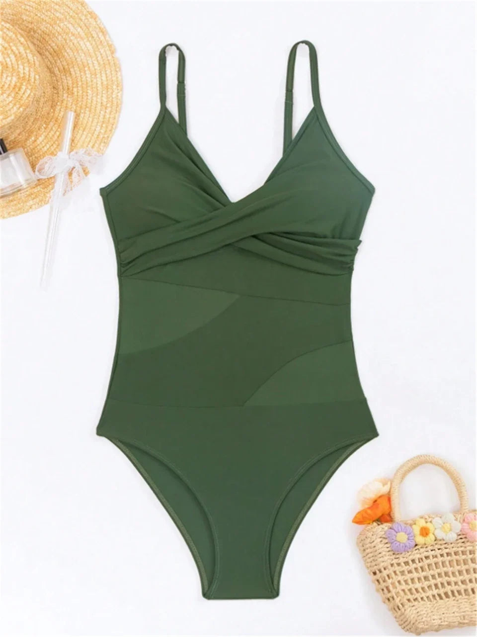 Beautifully Crafted Bathing Suit in a Classic Style, view 3 - Elena Harper
