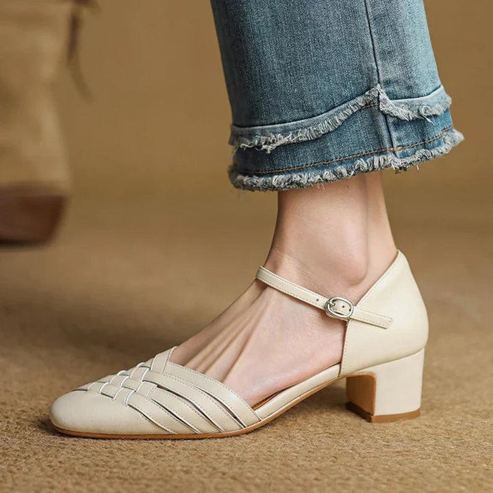 Elara Women’s Elegant Block Heel Shoes - Elena Harper