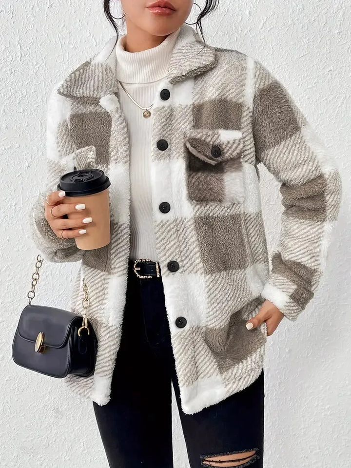 Martin™  |  Stylish Plaid soft luxurious fabrics Jacket
