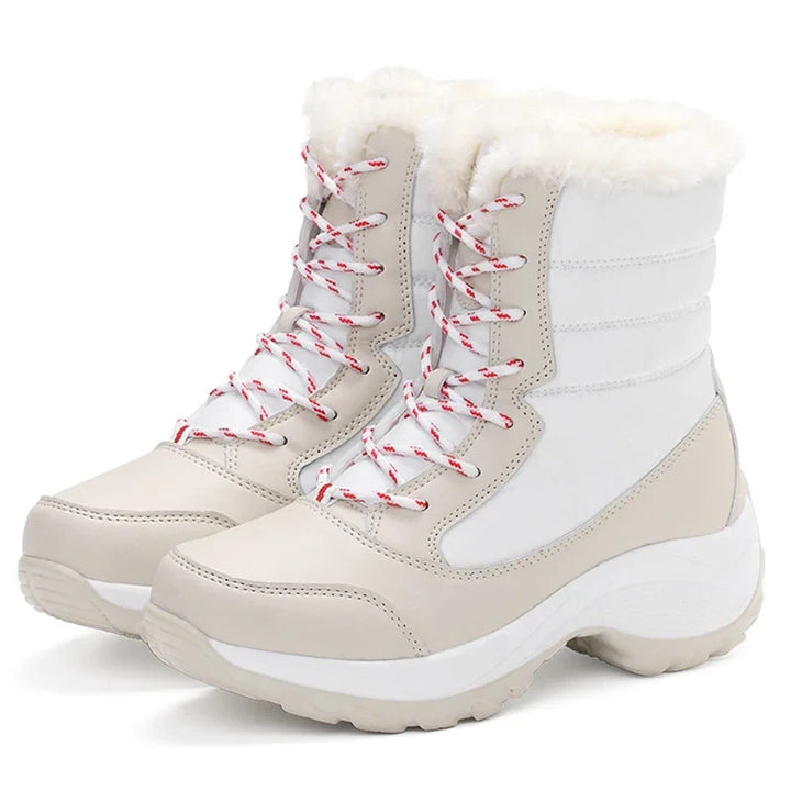 Women's Fur-Lined Platform Snow Boots Perrienne, view 10 - Elena Harper