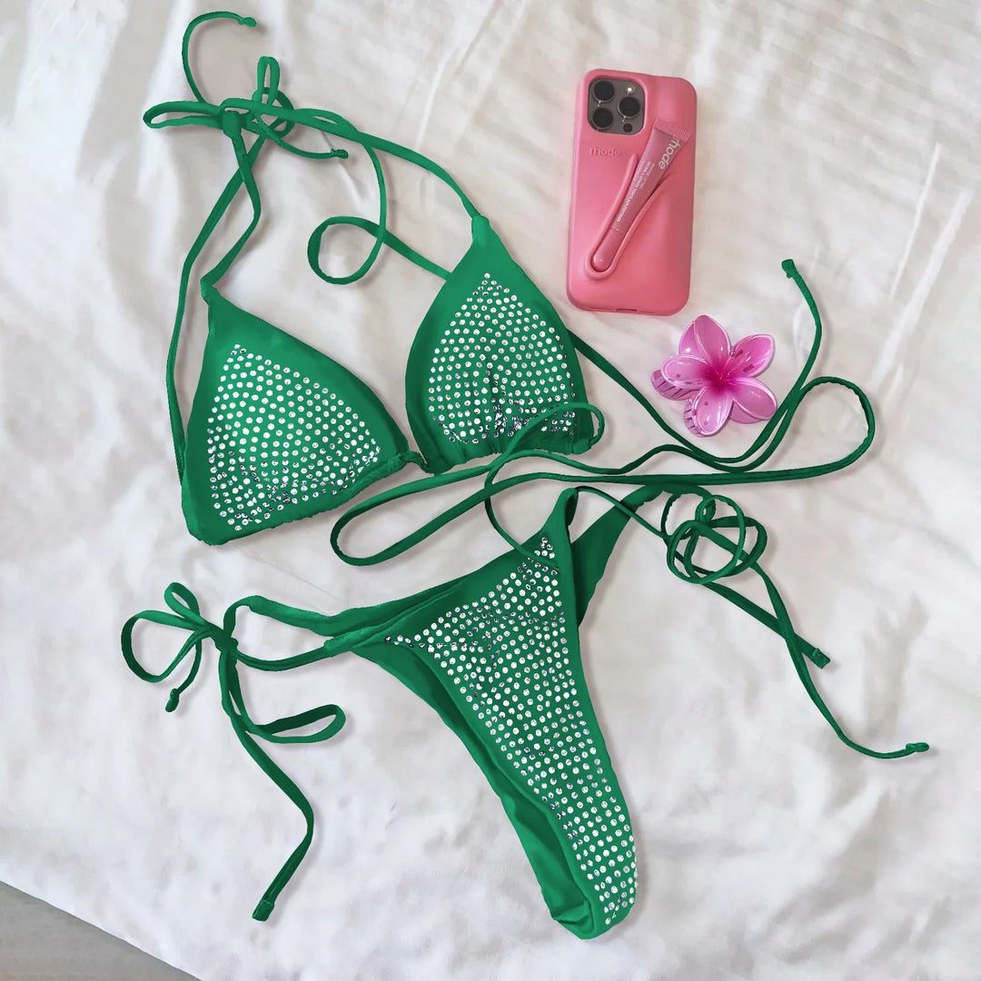 Beautifully Finished Bikini in a Timeless Design, view 2 - Elena Harper