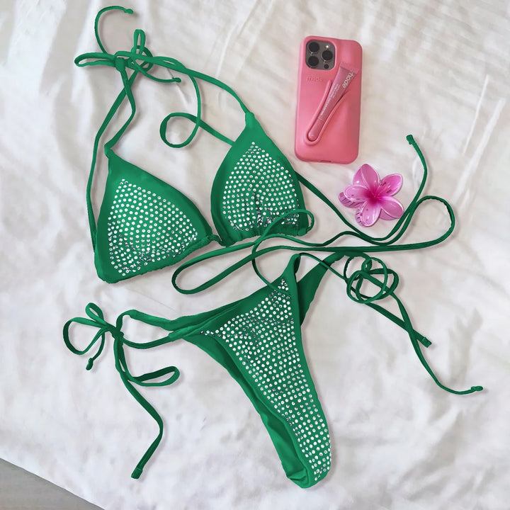 Beautifully Finished Bikini in a Timeless Design, view 2 - Elena Harper