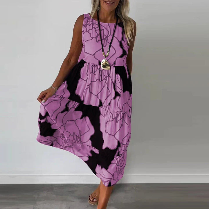 CAITLYN Sleeveless Maxi Dress, view 2 - Elena Harper