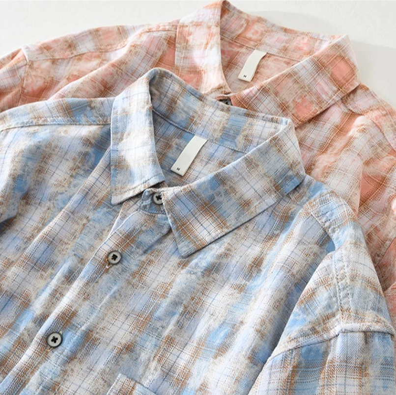 LAURENT MONACO | RETRO CHECK SHIRT FOR MEN
