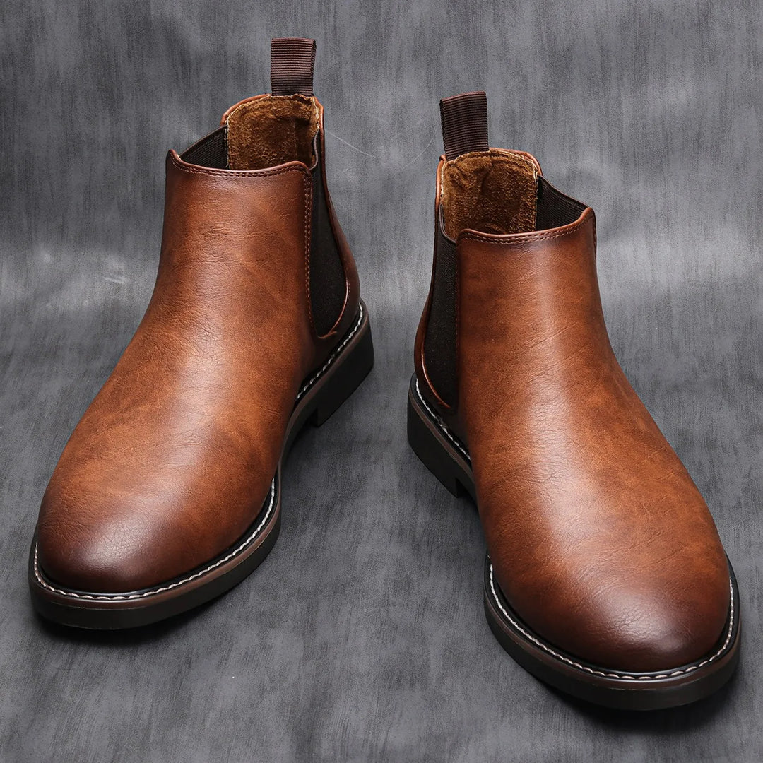 CHELSEA BOOTS FOR MEN WITH ELASTIC SIDES