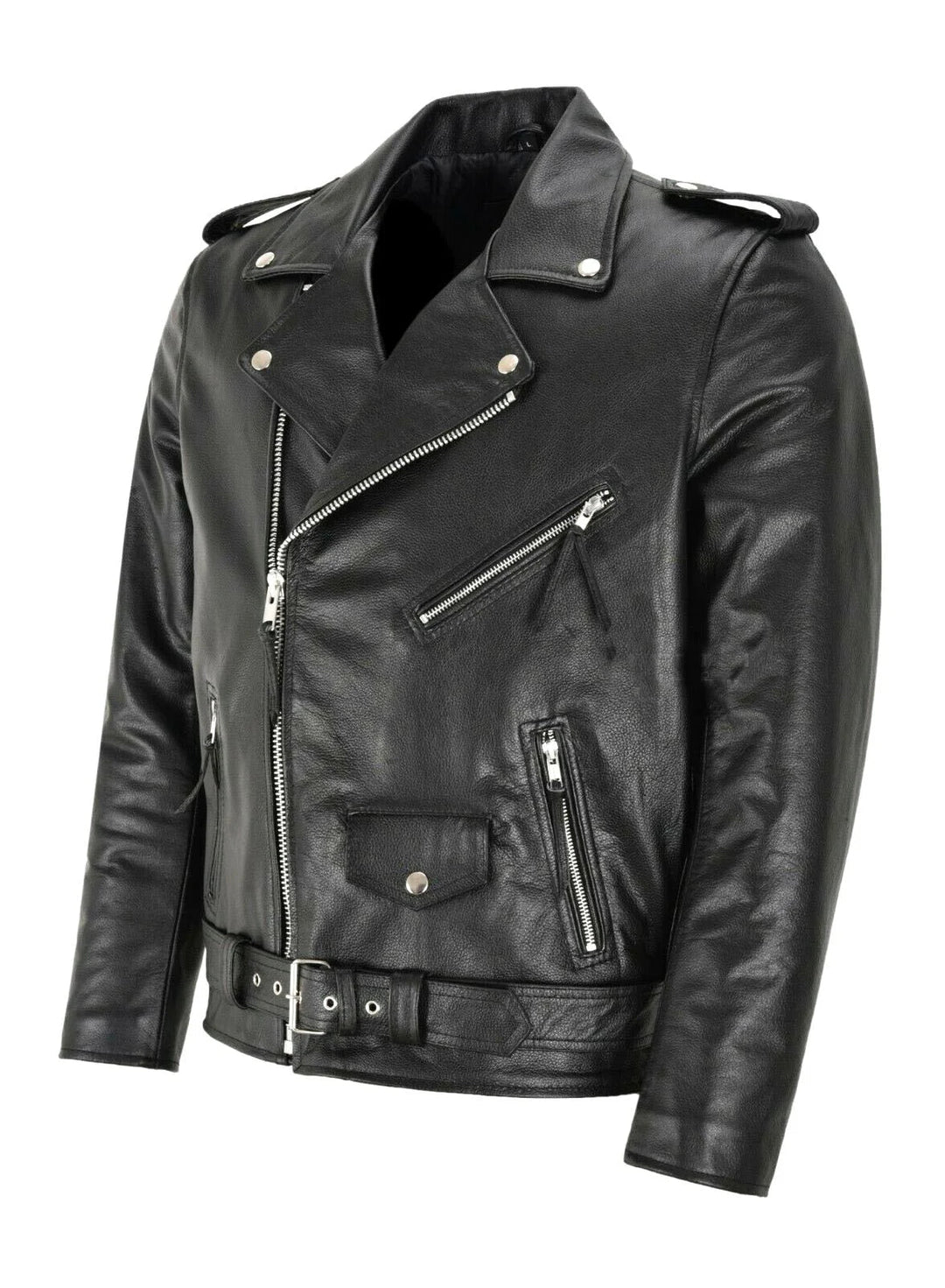 LAURENT MONACO | CLASSIC LEATHER JACKET FOR MEN