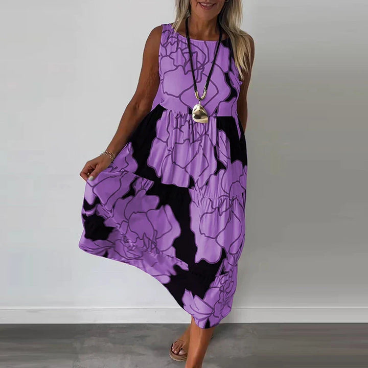 CAITLYN Sleeveless Maxi Dress, view 7 - Elena Harper