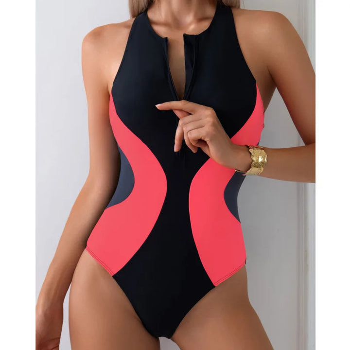 Beautifully Finished Bathing Suit in a Timeless Design, view 8 - Elena Harper