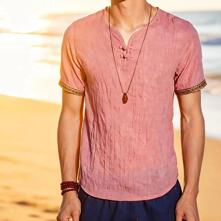 Giacomo Relaxed Linen Shirt - Elena Harper