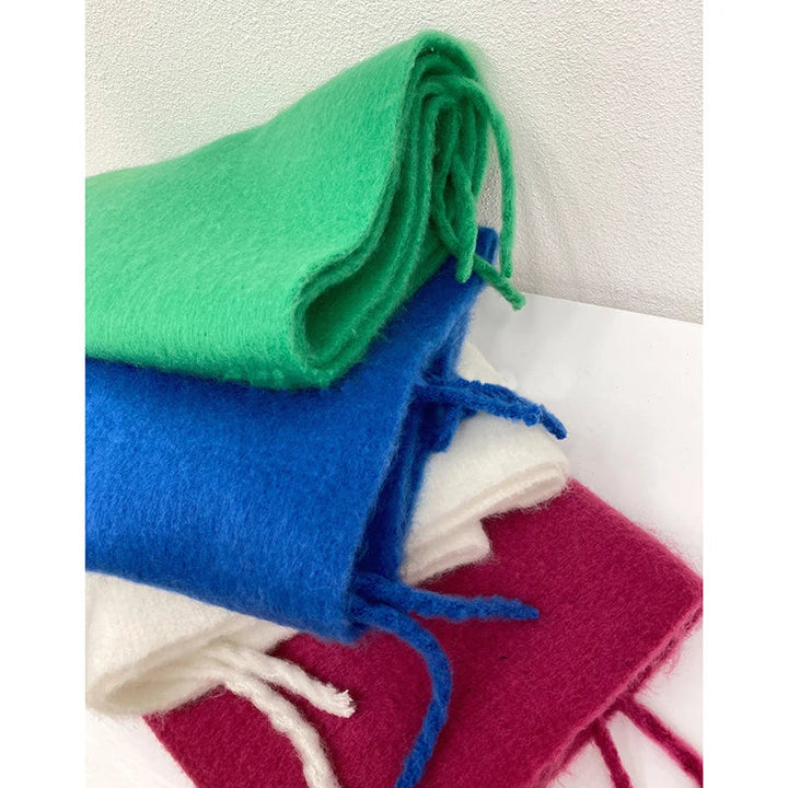 ChicWool Thick Warm Soft Knit Scarf, view 6 - Elena Harper