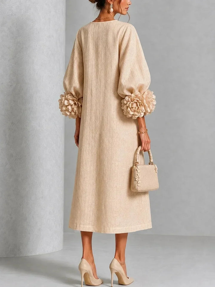 MIDILENGTH ROMANTIC DRESS FOR WOMEN