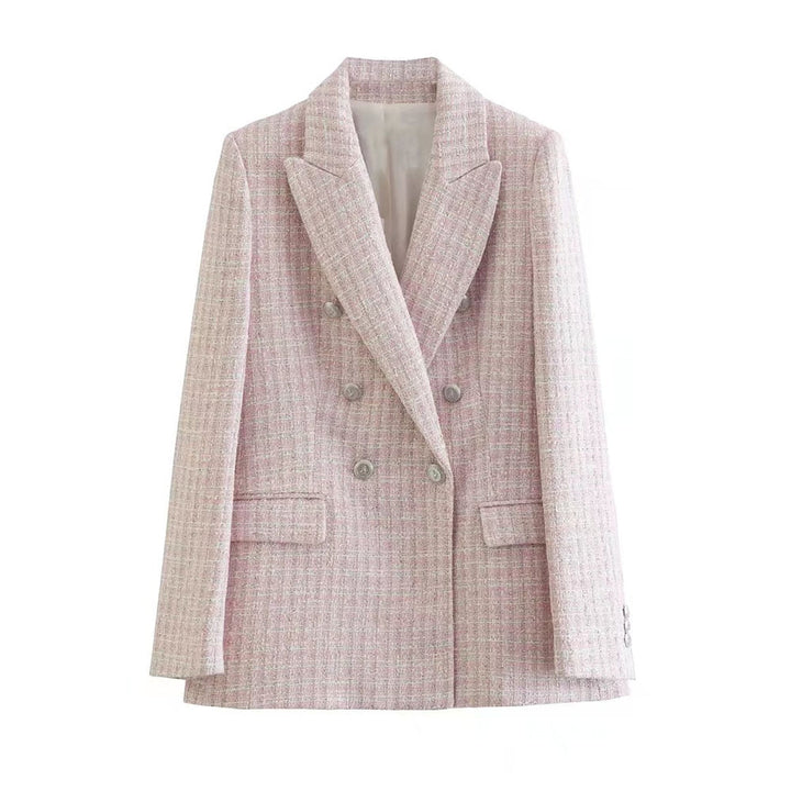 Mariam's Jacket Braided Tweed Jacket for Women - Elena Harper