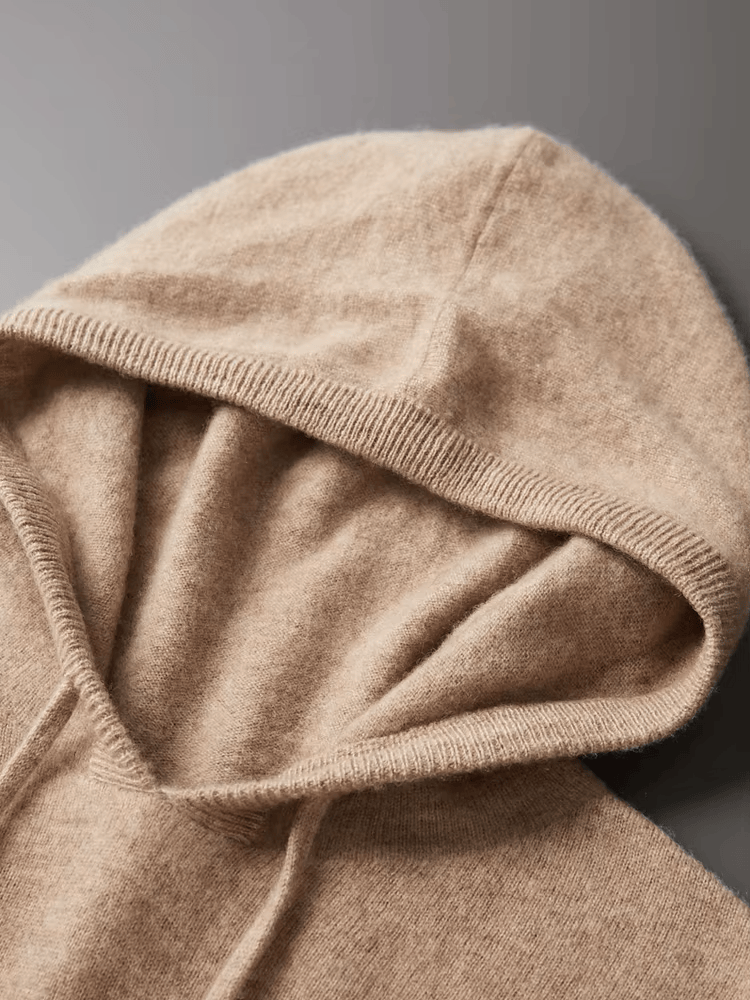 Emma & Rose cashmere hooded sweater — premium knitwear