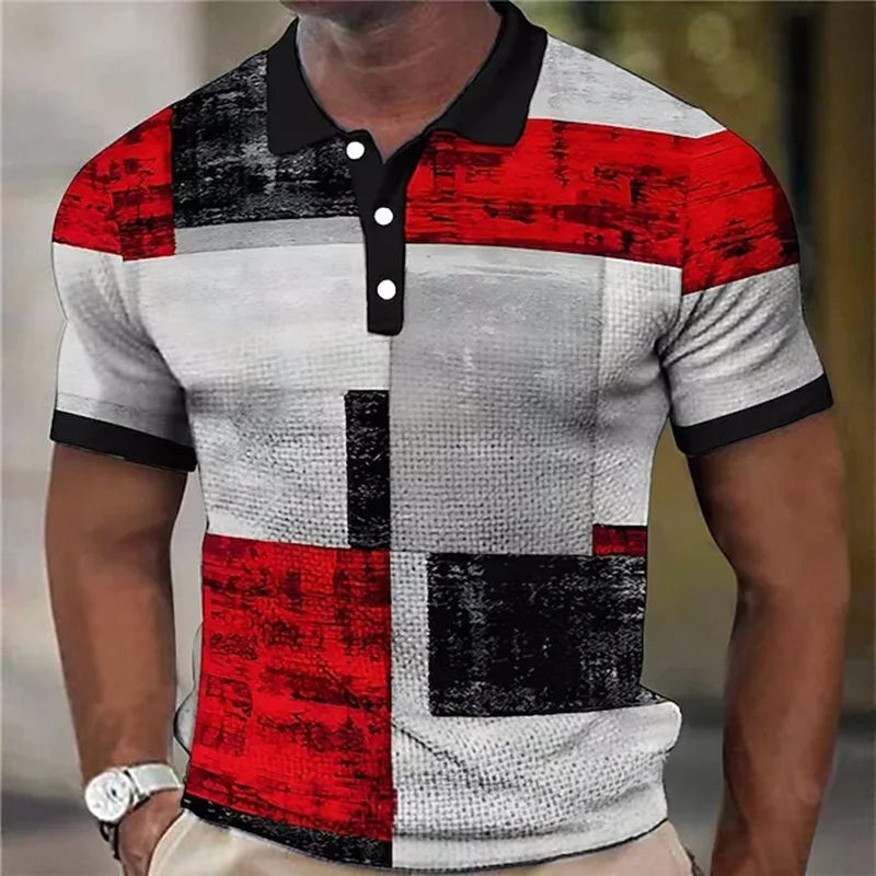 LAURENT MONACO | CHECKED POLO SHIRT FOR MEN