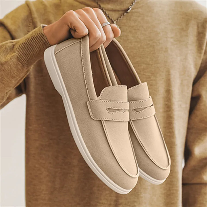 Ravello Suede Loafers, view 6 - Elena Harper
