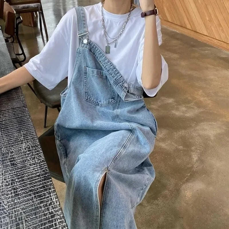 Gilda Soft Denim Jumpsuit, view 4 - Elena Harper