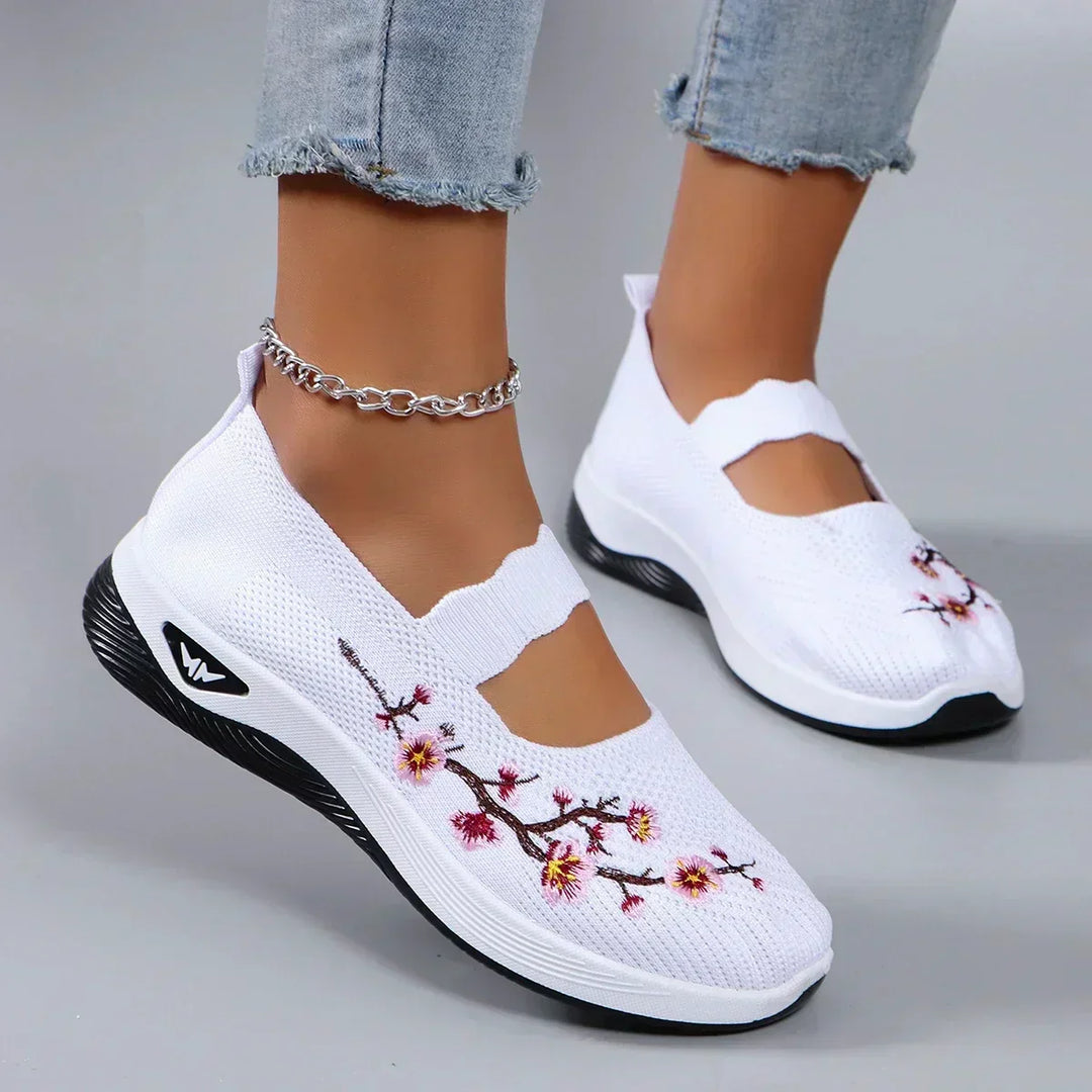 Alyssa Comfortable Mesh Orthopedic Shoes, view 5 - Elena Harper