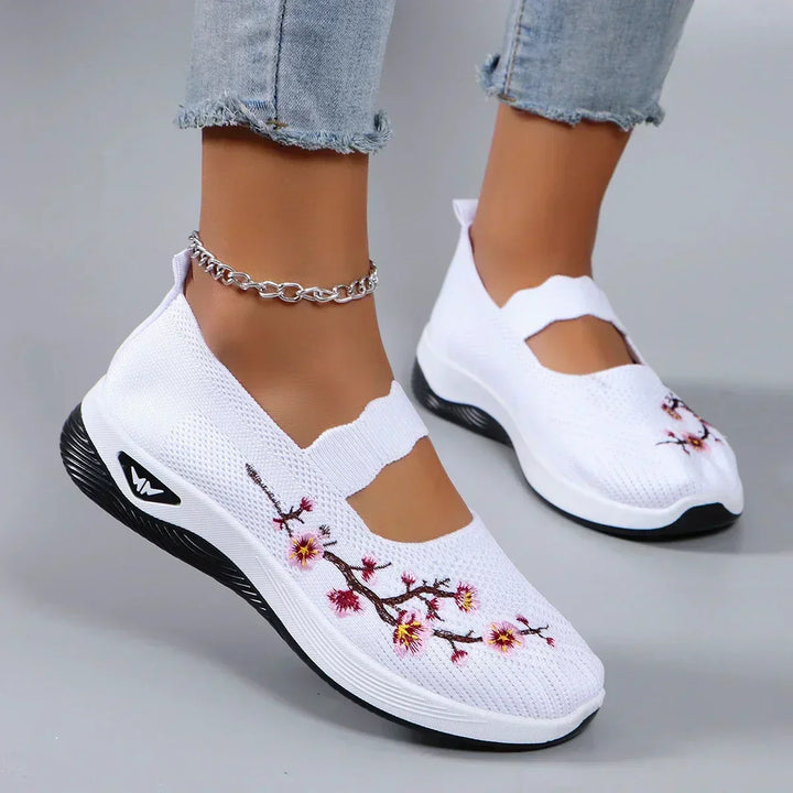Alyssa Comfortable Mesh Orthopedic Shoes, view 5 - Elena Harper