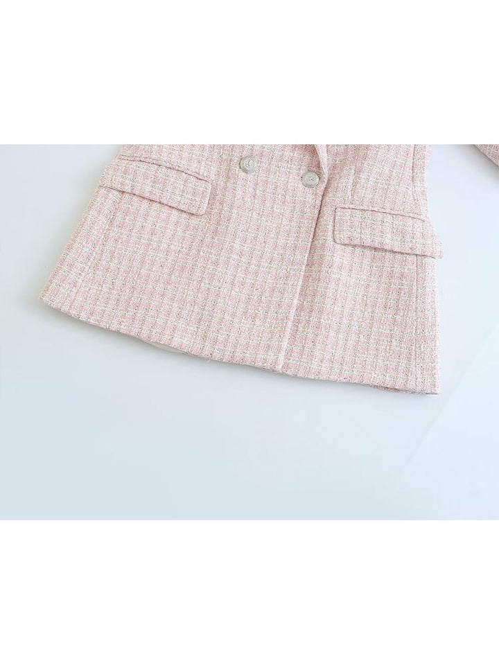Mariam's Jacket Braided Tweed Jacket for Women, view 5 - Elena Harper