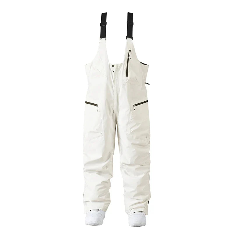 Adjustable Unisex Ski Pants Snow Pants with Suspenders and Zipper Closure, view 7 - Elena Harper