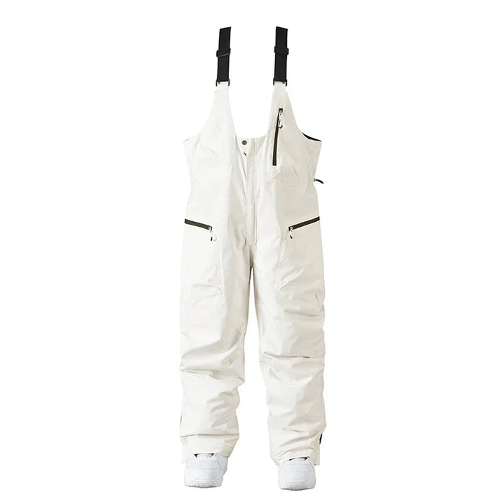 Adjustable Unisex Ski Pants Snow Pants with Suspenders and Zipper Closure, view 7 - Elena Harper
