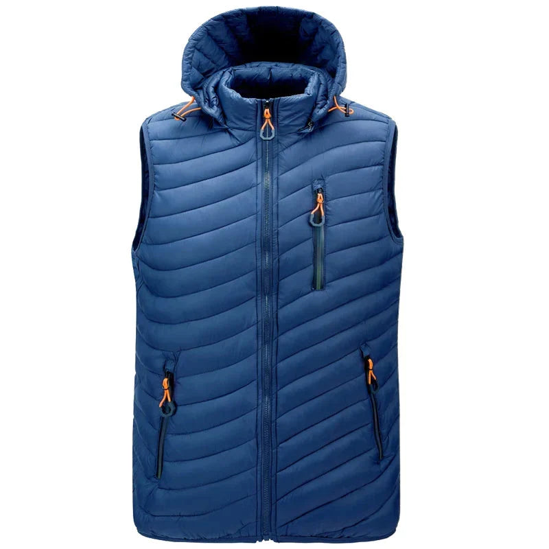 Elegant Puffed Vest for Men - Elena Harper