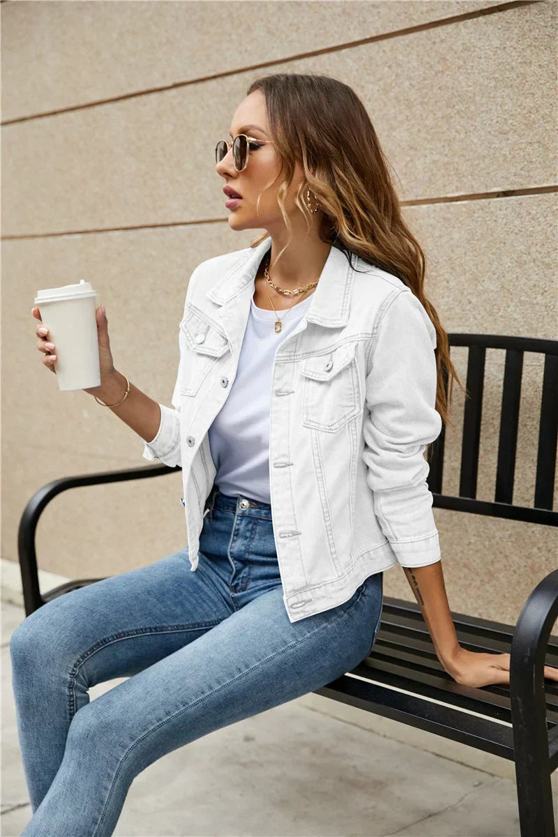 MACKENZIE Denim Jacket, view 6 - Elena Harper