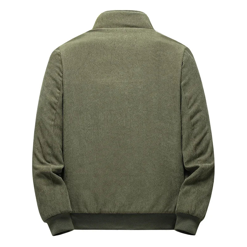 LAURENT MONACO | FLEECE JACKET WITH CORDUROY FOR MEN