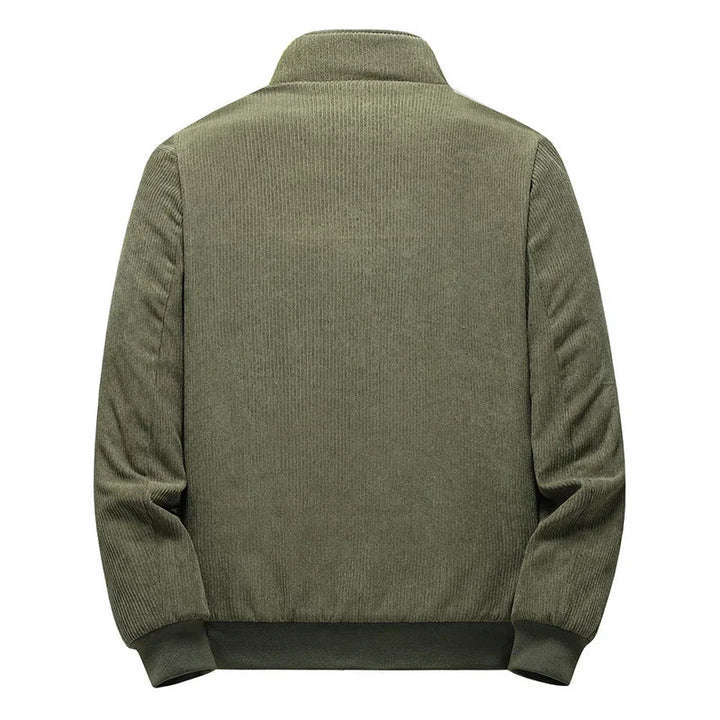 LAURENT MONACO | FLEECE JACKET WITH CORDUROY FOR MEN
