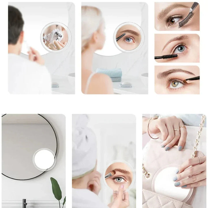 VisiLuxe 10x magnifying makeup mirror with LED