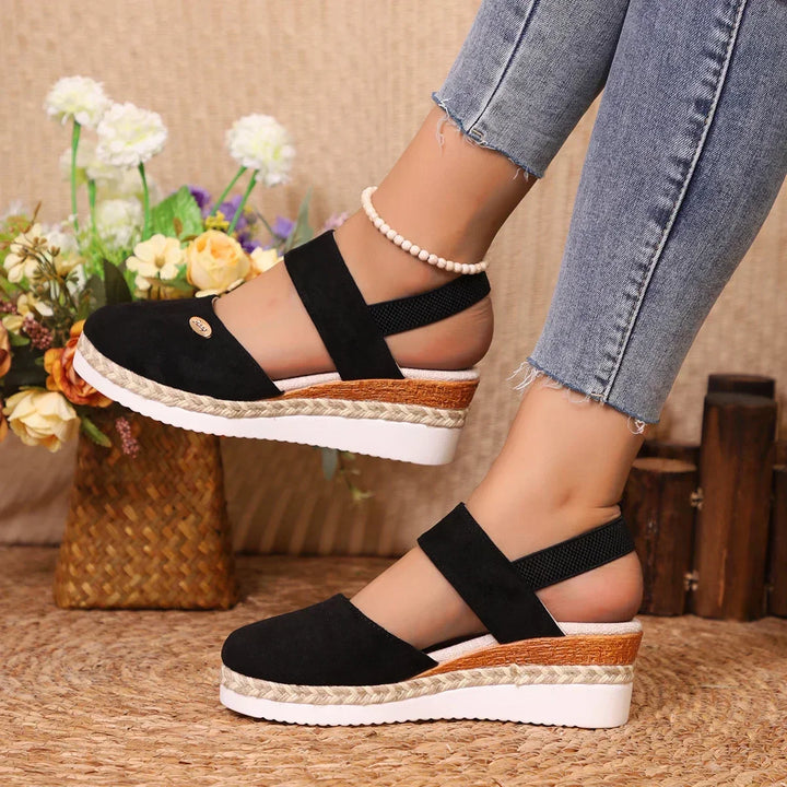Lyra™ | Wedge Gladiator Sandals