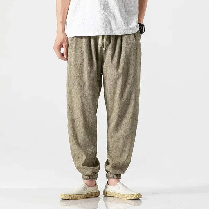 Men's Jogger Pants Trendy Breathable Material Perfect for Daily Use, view 10 - Elena Harper