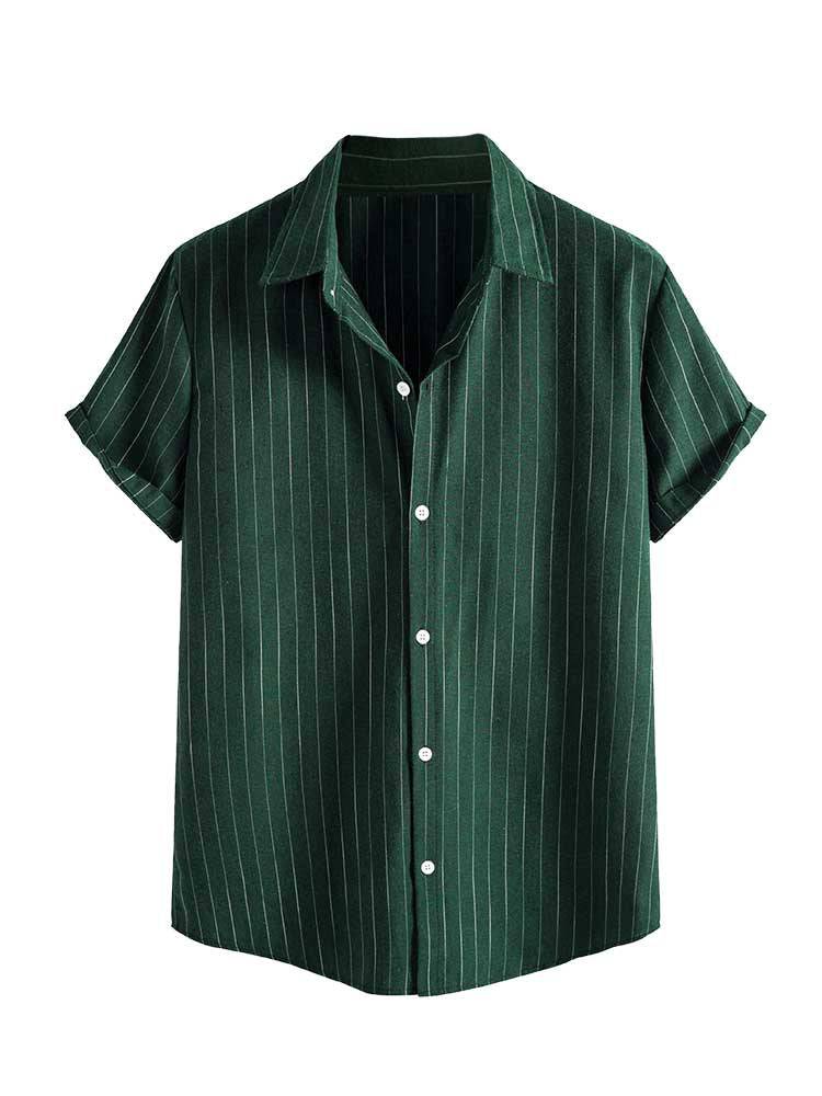 Emma & Rose Manhattan Jurgen™ short sleeve shirt in lightweight fabric, featuring a classic collar and button front design.
