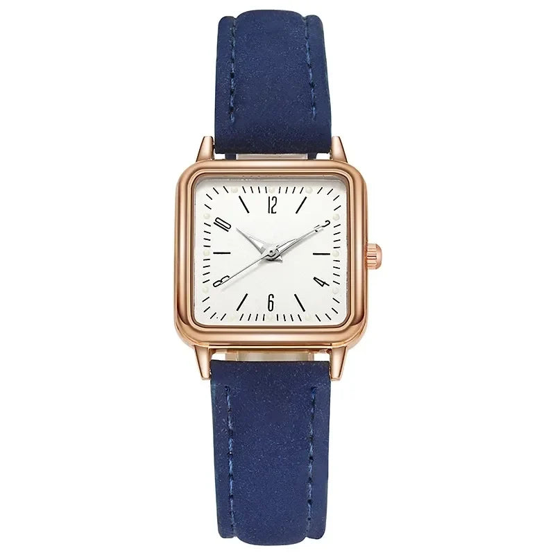 Minimalist Women's Watch PU Leather Band with Timeless Design, view 8 - Elena Harper