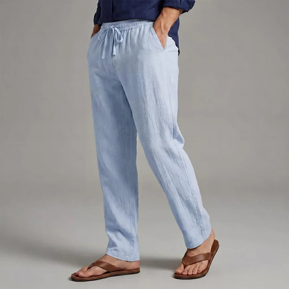 LAURENT MONACO | RELAXED LINEN PANTS FOR MEN