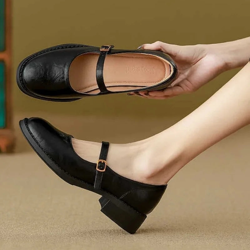 Grace Classic and Comfortable Mary Jane Shoes, view 3 - Elena Harper