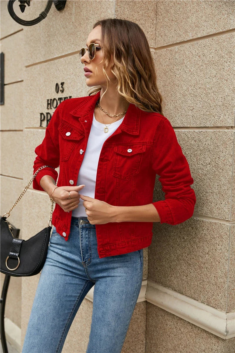 MACKENZIE Denim Jacket, view 7 - Elena Harper