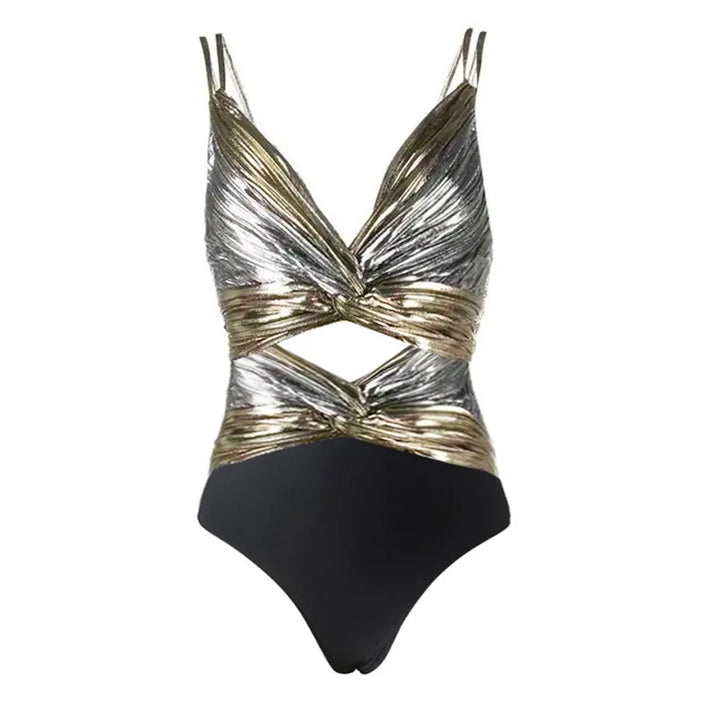 Beautifully Finished Bathing Suit in a Timeless Design, view 7 - Elena Harper